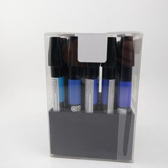 The Original Chartpak AD Markers, Tri-Nib, 25 25 Assorted Basic Colors Tabletop