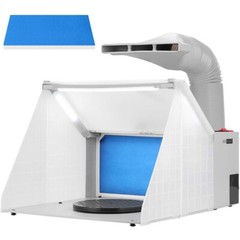 Airbrush Spray Booth Portable Hobby Airbrush Paint Spray Booth 16.5 inch Length