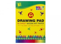 A4 ARTIST SKETCH 60 GSM DRAWING BOOK PAD PADS 60 SHEETS PAD SCHOOL HOME PAPER