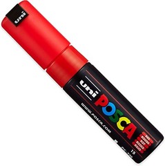 Uni POSCA PC-7M Art Paint Markers Pack of 4 In Wallet Warm Tones