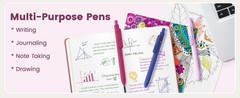 16 Pcs Colorful Gel Pens Set – 0.7MM Smooth Writing, Quick Drying, Perfect for J