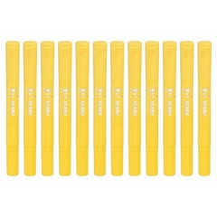 12 Pcs Tempera Paint Sticks, Long Paint Markers, Dark Yellow