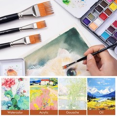 Grainer Brush Set–5pcs Professional Flat Comb Brushes for Unique Texture Pain…