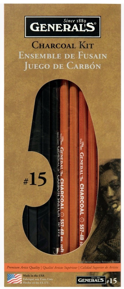 General Pencil Charcoal Kit15GP