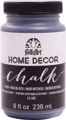 Transform Your Projects with 8 oz Rich Black Ultra-Matte Chalk Paint – USA Made