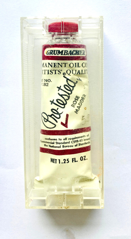 Grumbacher Pre-Tested Rose Madder Artists Oil Paint 37 ml