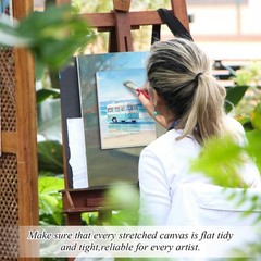 20 Pack Stretched Canvas for Painting 5 x 7 Inches Triple Primed Acid 100% Co…