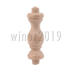 Wood Baluster Spindle Replacement for Furniture and Miniature 2.95 x 0.87 Inch