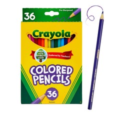 Crayola Colored Pencil Set 36 Ct Assorted Colors School Art Supplies