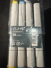 Copic Classic Marker Set 36 Colors – New Sealed – Case Crack (See Photo)