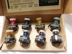 Vintage Higgins No. 4 Scholastic American Drawing Inks in Box