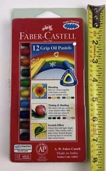 Oil Grip Pastels Multi Colored Draw Art Supplies Set Of 12 Faber Castell