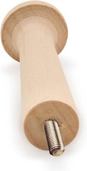 Wooden Shaker Pegs with Screw 3-1/2 inch, Unfinished, for Hanging |Woodpeckers