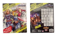 Crayola Art with Edge Marvel Avengers Endgame Coloring Book + Full Color Poster