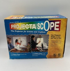 APCO Projecta Scope Projector Enlarges Magnify Images Artists Crafters NIB New
