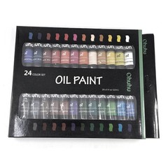 Ohuhu Oil Paint Set 24 Colors 12ml 0.4oz Tubes Artist Grade Y30-80700-04 NEW