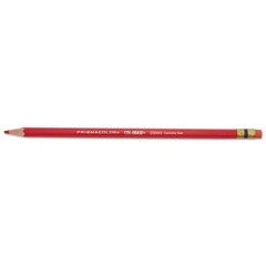Prismacolor Col-Erase Pencil with Eraser, 0.7 mm, 2B, Carmine Red Lead, Dozen