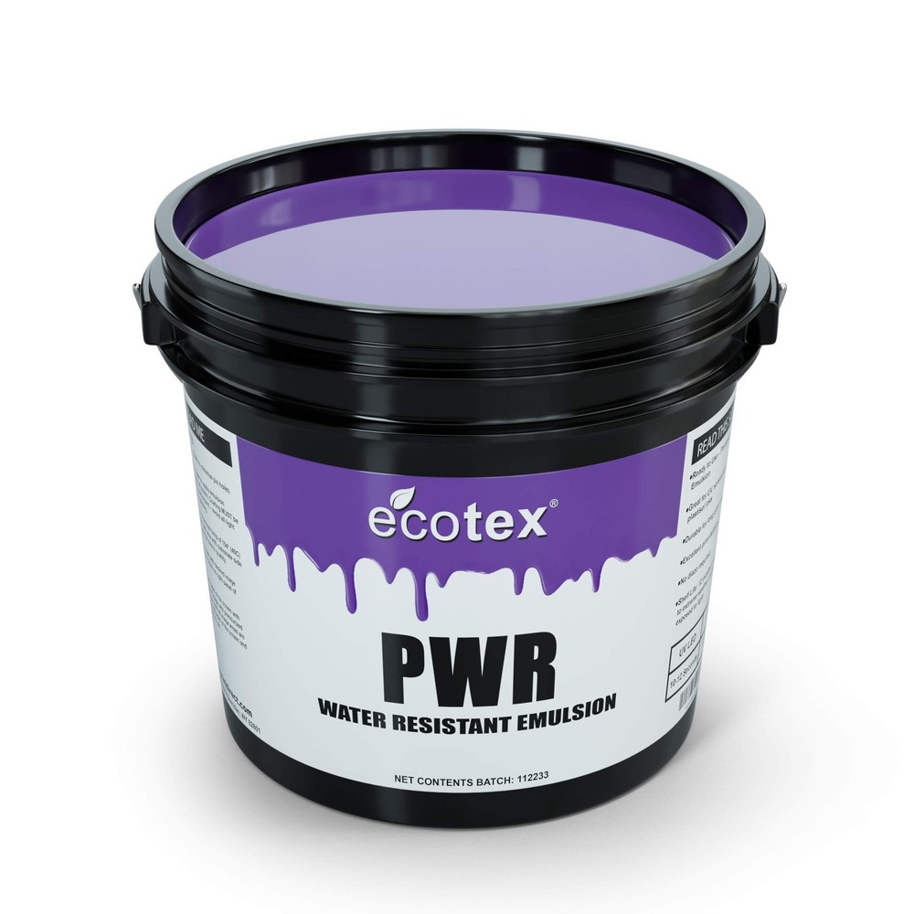 Ecotex® PWR Screen Printing Emulsion (Pint – 16 Fl Oz (Pack of 1), Purple