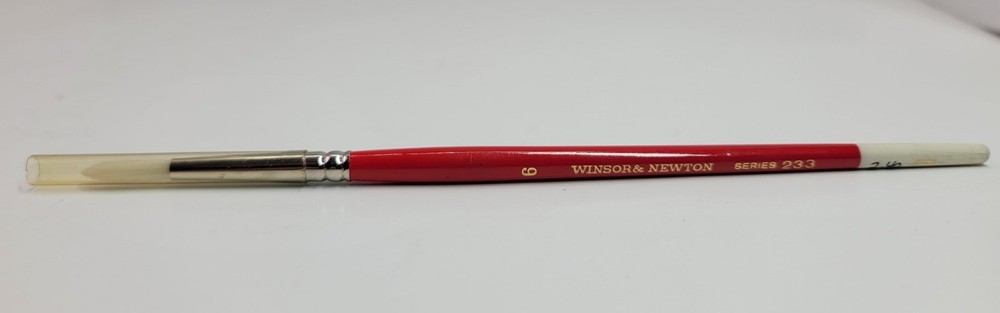 VTG Winsor & Newton Series 233 Size 6 Fine Art Paint Brush Japan New Rare