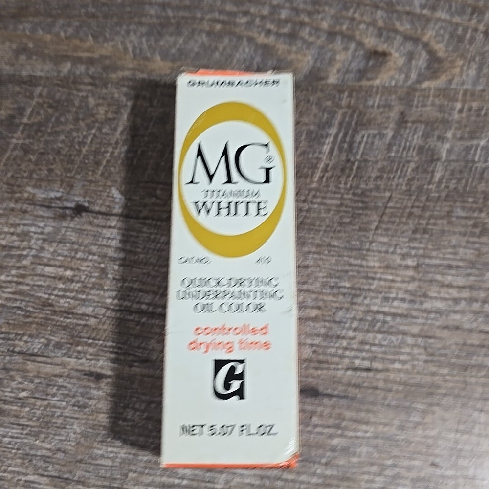 Grumbacher MG Quick Drying Oil Paint, 150ml/5.07 Oz Underpainting Titanium White