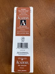 Grumbacher Academy Oil Color Raw Sienna 5.07 oz. 150 mL