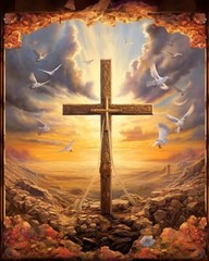 Jesus God DIY Paint by Numbers for Adults 16”x20”(Frameless), Inspire 05