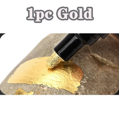 1/2/3Pcs Mirror Marker Pen DIY Reflective Paint Pens Mirror Markers Chrome Gold