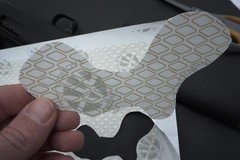 Camouflage EasyPeel Spray Paint Cerakote Camo Gun Model Stencil DIAMOND PLATE