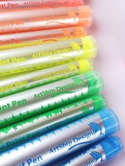 14 Pack Neon UV Fluorescent Acrylic Paint Pens, Double Pack of Both Extra Fin…