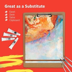 Artlicious Drawing Board – 13 x 17 Sketch Boards with Handle for Drafting Art…