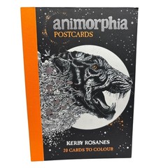 Kerby Rosanes Animorphia Postcards 20 Cards to Colour Art Book Animals