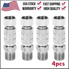 4PCS Airbrush Quick Release Disconnect Coupler 1/8″ Adapter Fitting Air Hose US