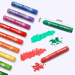 Oil Pastels Set of 50 Colors (8 X 60 Mm), Soft Oil Pastels for Art Painting, Dra