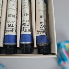 Vintage Permanent Pigments Artists Watercolor Set Lot 9 Boxes 54 Tubes USA AS IS