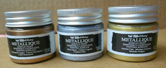 PRIMA Marketing Inc lot of 3 METALLIQUE Acrylic Paint 1.7 fl oz/50ml
