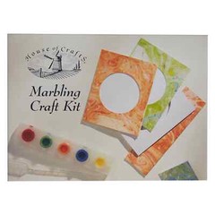 House of Crafts Marbling Craft, Multicoloured, Single Craft Kit Set