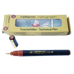 Reform Refograph F Technical Pen 0.50 mm – Pen 0,50 mm Made in W. Germany – F