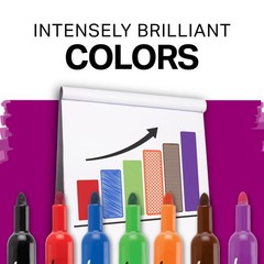 Sharpie Flip Chart Markers, Bullet Tip, 8 Count (Pack of 1), Assorted