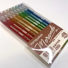 The Coloring Set: Pack of 9 L. Morandi Gel Pens & 24 Pg Animal Coloring Book