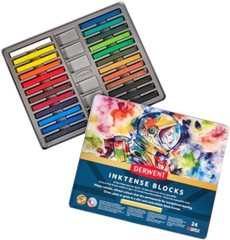 Derwent Inktense Artist Water Soluble Ink Blocks 24 Tin