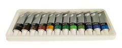 Daler Rowney Simply Acrylics Set of 24 Paint Colors 12ml / .4 US fl oz Tubes New