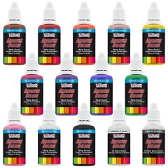 U.S. Art Supply® 12 Color 1oz Basic AIRBRUSH Paint Set with Cleaner & Thinner