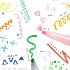 Zebra Kirarich 13-Color Glitter Highlighter Set WKS18-13C – from Japan