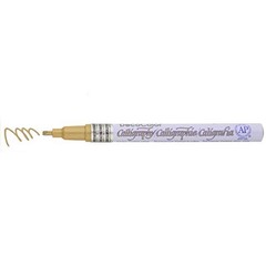 Uchida 125-C-GLD Marvy Chisel Point Pen Tip Calligraphy 1 Count (Pack of 1)