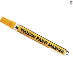 Paint Marker Compatible with Metal Glass Plastic Wood Yellow 1 Pack