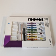 Reeves Oil Painting Color Complete Paint Set, 29 Piece Pastels Art Kit, Open Box