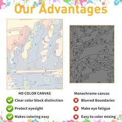 Paint by Numbers for Adult Paint by Numbers Kit for Adults Frameless Cardinal