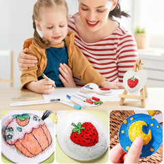 46pcs Magic Puffy Paint Kit Magic 3D Foam Texture Painting Kit 3D Drawing Magics