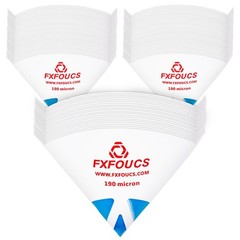 50 Pack of Premium Paint Strainers with 190 Micron Fine Mesh Filters – 3D Pri…