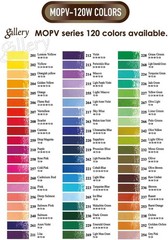 Mungyo Gallery Artist Soft Oil Pastels MOPV-120W Wooden Case 120 assorted/colors